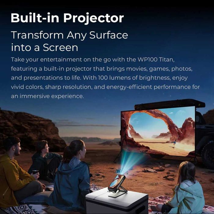 Oukitel WP100 Titan Projector 5G 48GB RAM 512GB ROM с IP68 защита