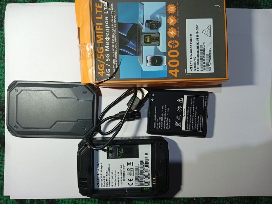 Choʻntak Router 4G/5G | 4000 mAh