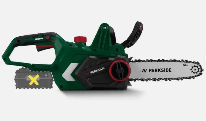 Drujbă electrică fără fir Parkside PKSA 20-Li – 10” / 23 cm – NOUĂ