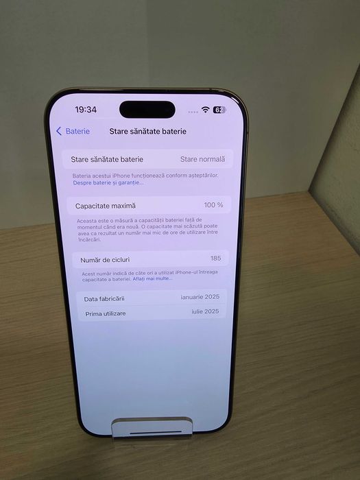 Iphone 16 Pro Max 256GB ROSE GOLD (ECA27 b.48950)-Garantie 2 ani!