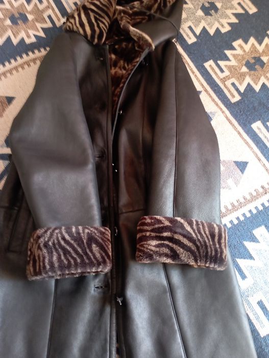 Дубленка натуральная кожа