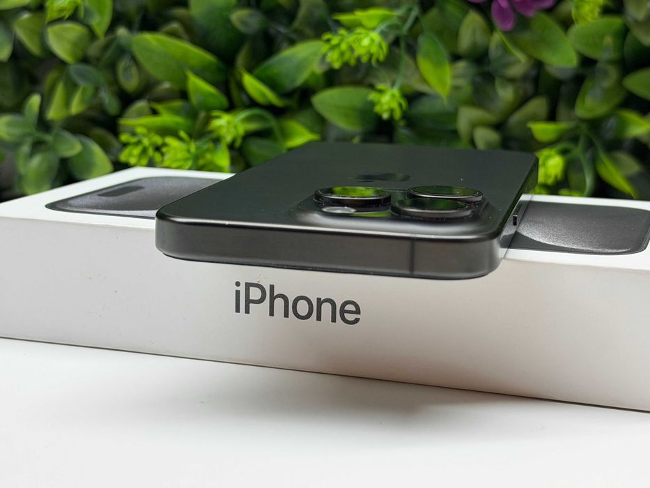 iPhone 15 Pro 128GB 100% батерия Black Гаранция (1414)