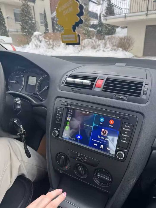 4GB RAM Navigatie Android Skoda Octavia 2 Yeti Rapid Carplay Wireless Auto QLed Bluetooth