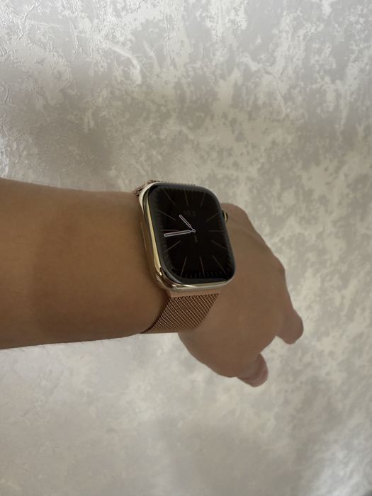Apple Watch 7 45 mm Gold Milanese Loop