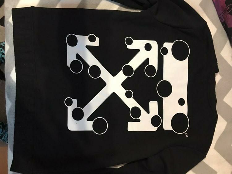 pulover off white bubble arrow