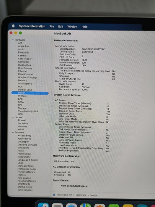 MacBook Air M2 16/256GB