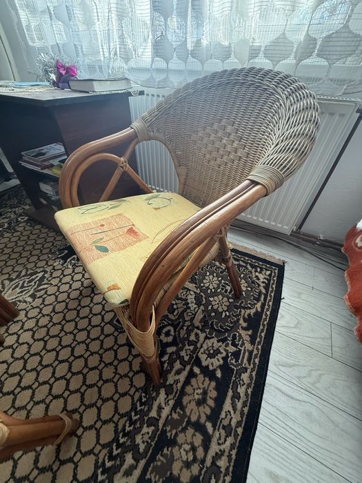 Set complet din rachita de gradina sau terasa