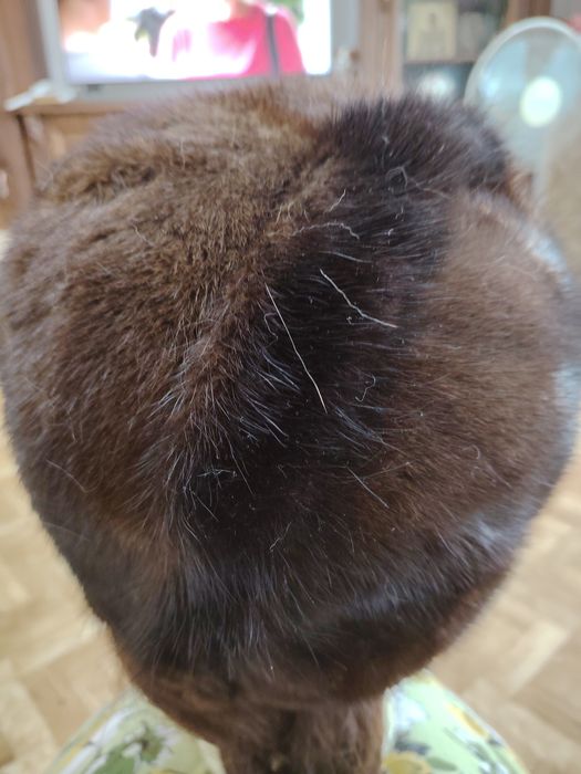 Шапки норка б/у три штуки