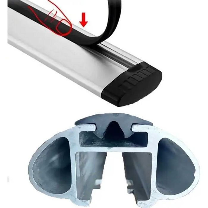 Гумена лента за алуминиеви греди-багажник-Thule-Mont Blanc и др.