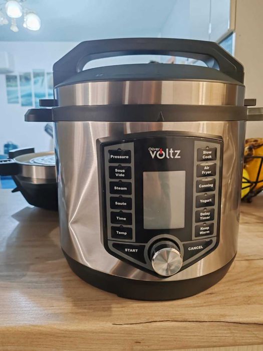 Мултикукър под налягане и Фритюрник 2в1 Oliver Voltz OV51985G6, 6L