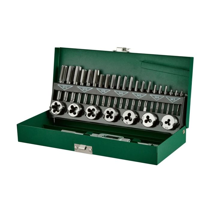 *ЧИСТО НОВ*PARKSIDE Комплект метчици и плашки