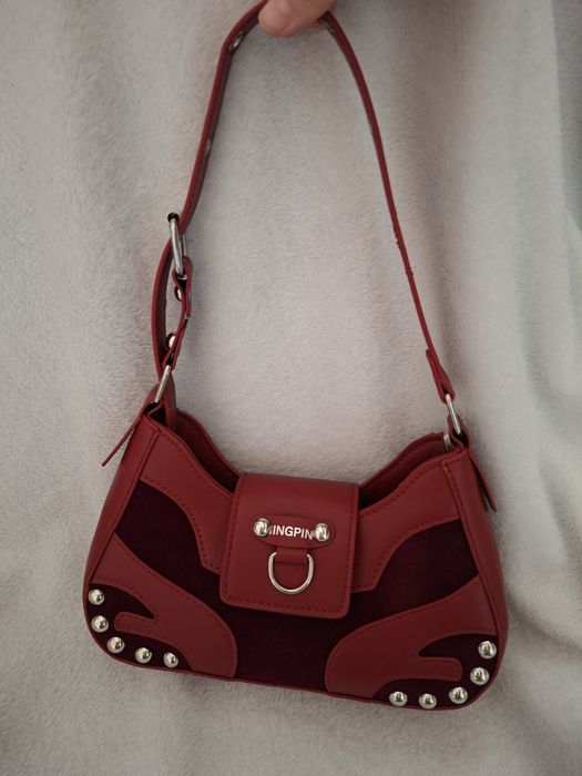 Сумка, эко кожа и замш