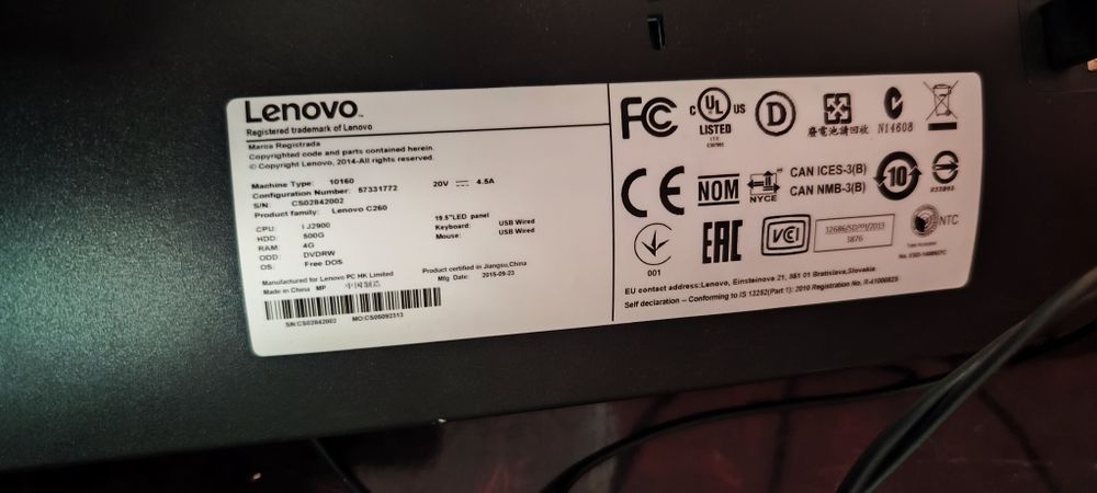 Lenovo monoblok ))