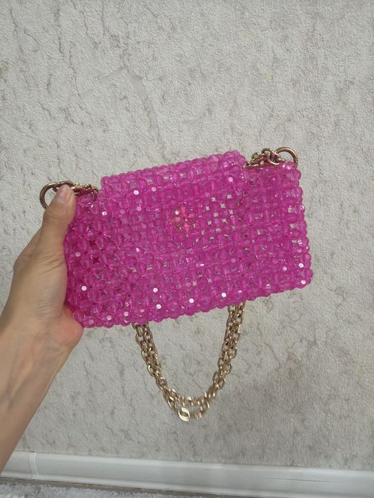 Сумка из бусинок, ручная работа