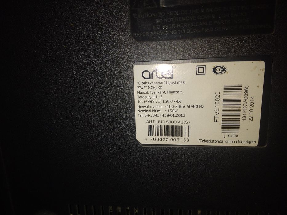 Artel tv 42 satiladi