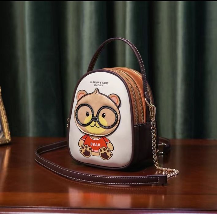 Мини-сумка с милым медведем