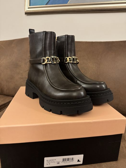 Кожени боти Twinset