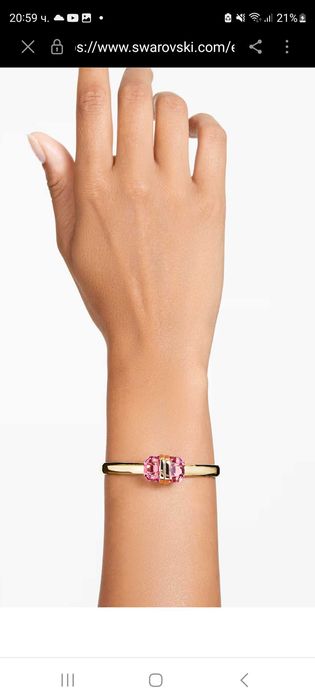 Нови оригинални  гривни от колекция  Lucent  bangle Swarovski