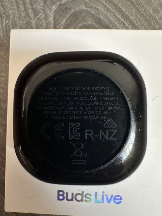 Căști Samsung Galaxy Buds Live (SM-R180) NEGRU