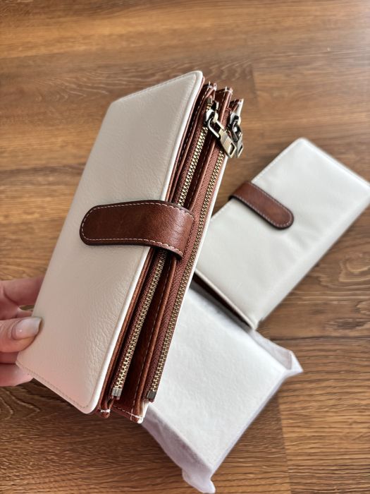 Portofel damă vintage piele, RFID, 16 carduri