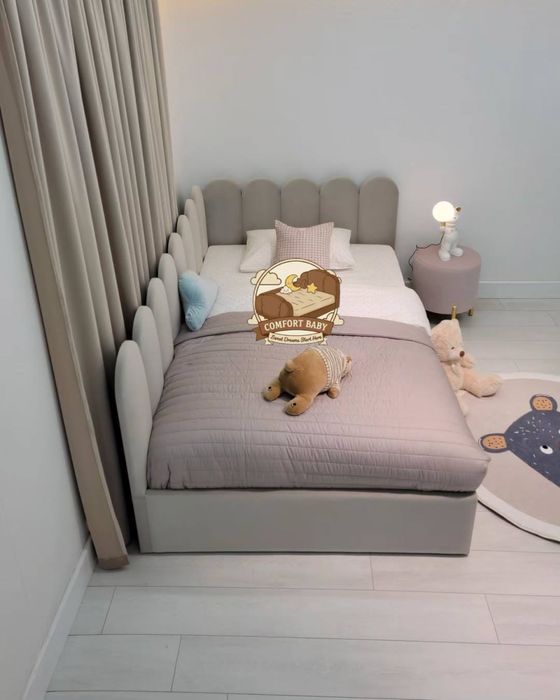 Деткая мягкая кровать