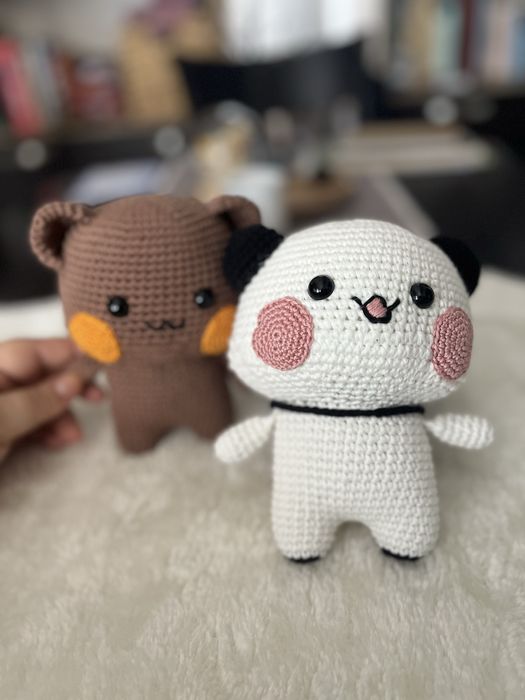 Ръчно плетени играчки БуБу и ДуДу