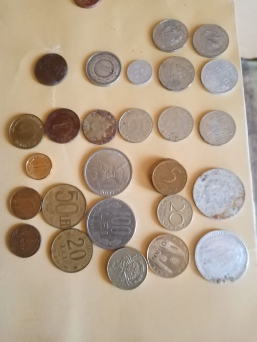 Colecție de monede vechi românești și străine