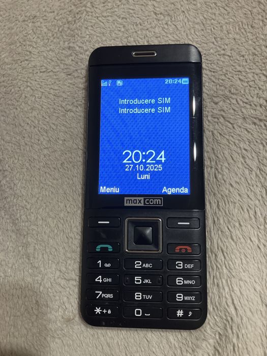Telefon mobil seniori Maxcom Classic MM236, Dual SIM, negru