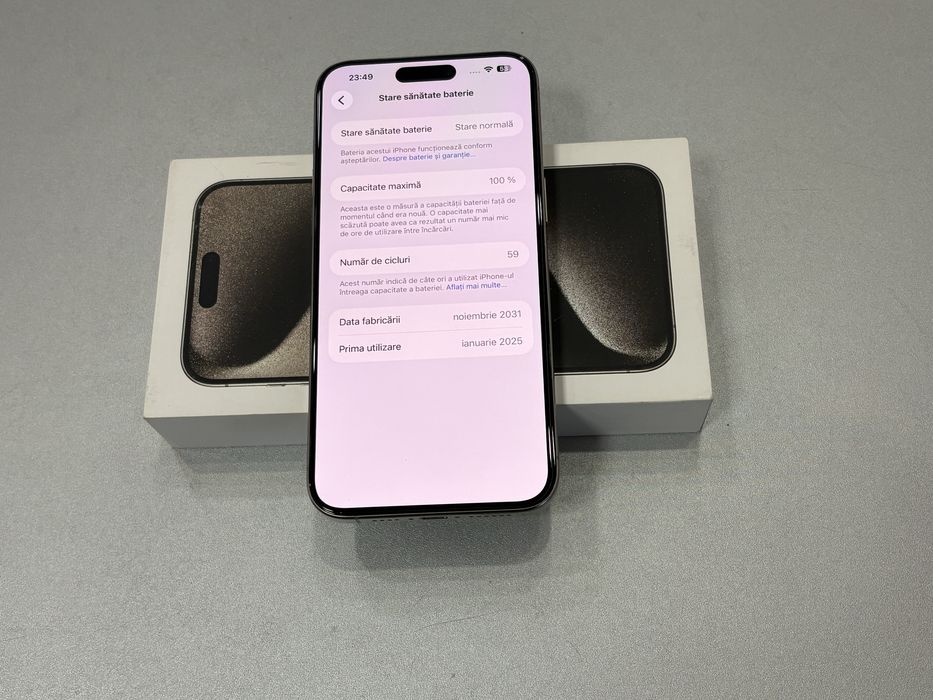 Iphone 15 Pro Max, 1TB, Natural Titanium