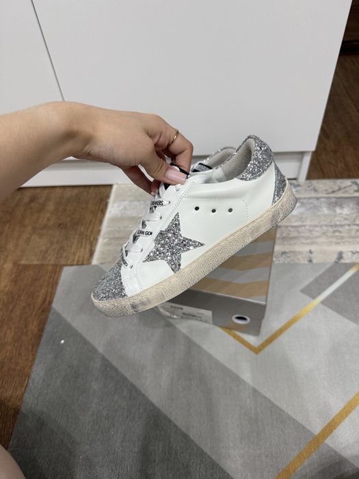 кеды golden goose белые