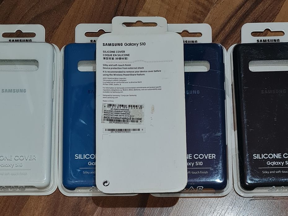 Husa silicon originala Samsung Silicone Cover Galaxy S10 G973