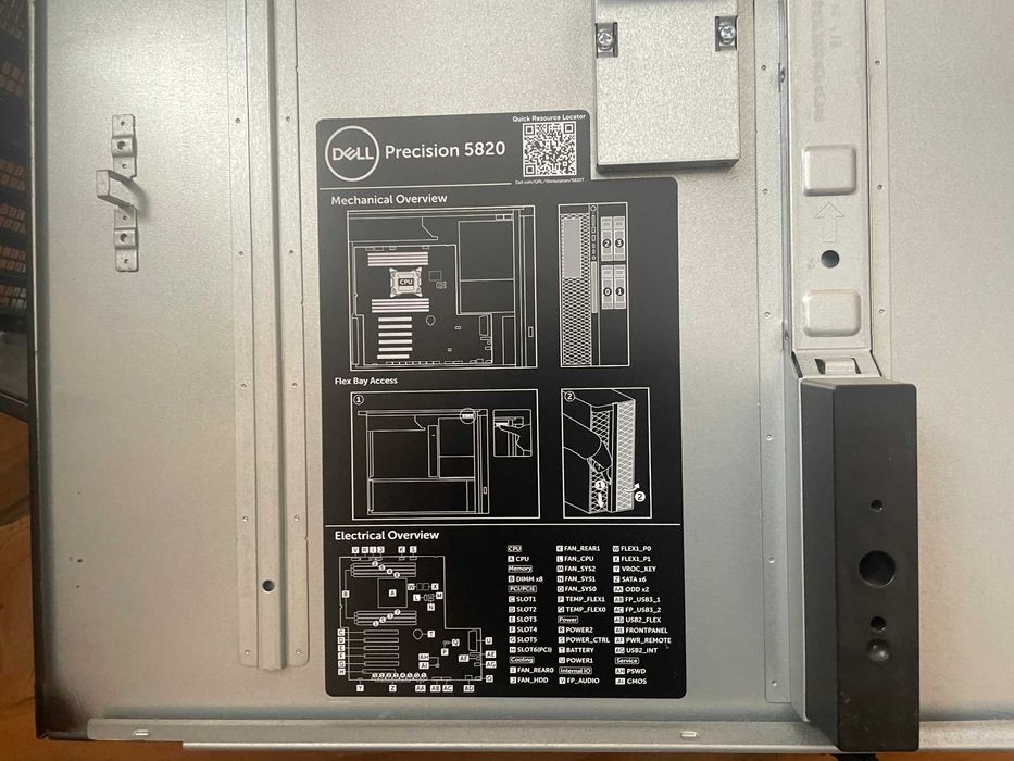 DELL Precision 5820 ram 48gb AMD Radeon Pro WX 2100 работна станция