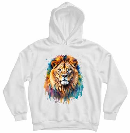 Суитшърт  - акварелен лъв