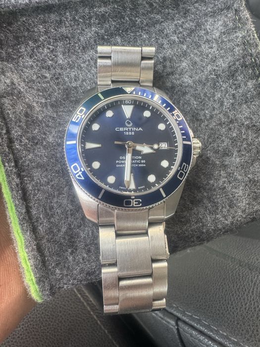 Certina DS Action Diver 43 mm – Powermatic 80 – 350 €