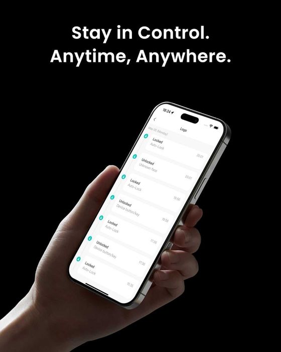 Умна брава SwitchBot Lock Ultra Touch пръстов отпечатък Matter WiFi