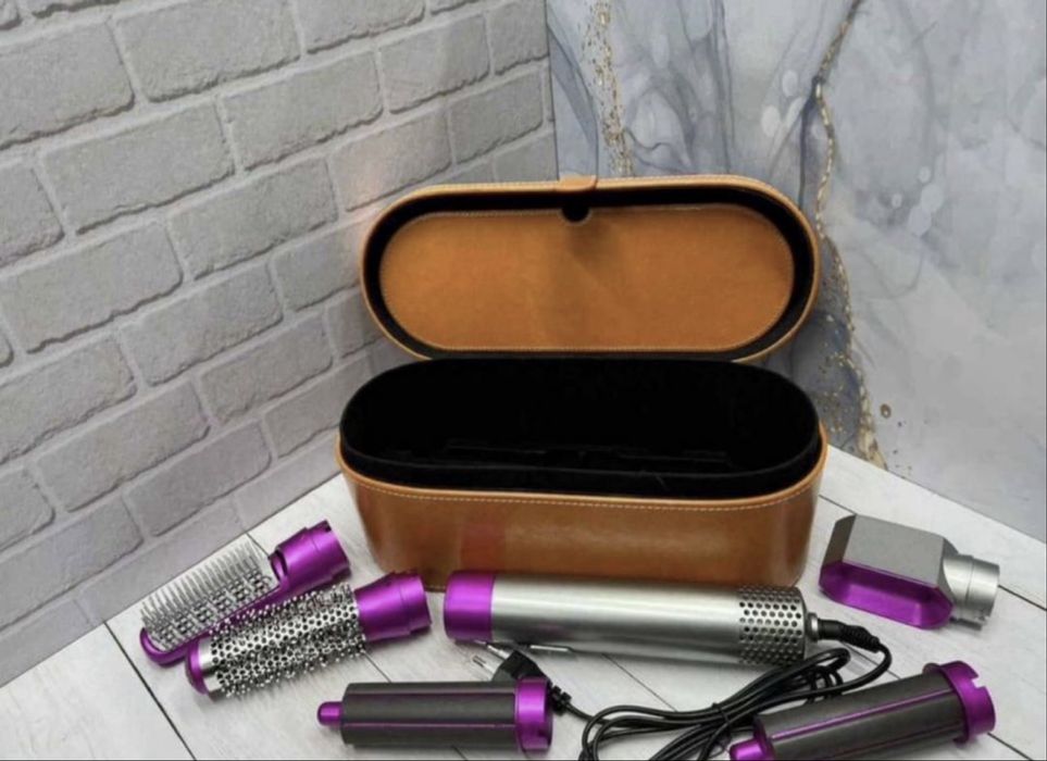 Дайсон 5в1 фен, укладка волос