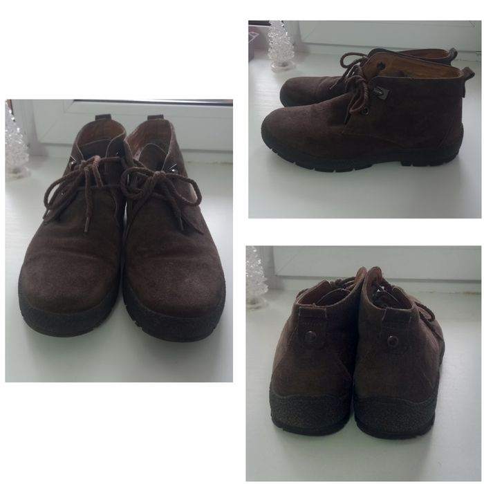 Продам новые мужские ботинки. Натуральная замша. 43 размер