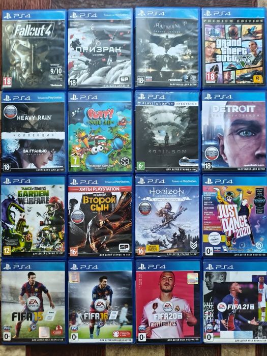Игры для PS4, PS5, PS VR. Цены в описании