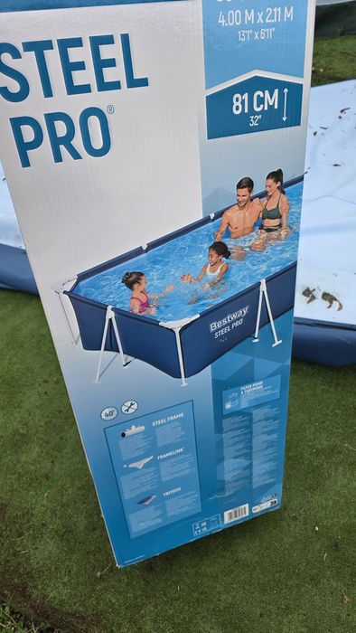 Vand piscina 4 x 2 m Bestway steel pro