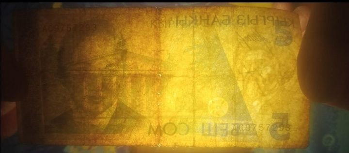 Банкнот Беш сом 2 серий