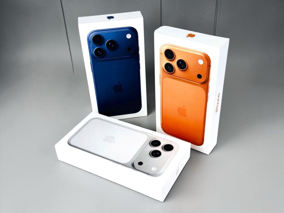 Apple iPhone 17 Pro Max 512GB Cosmic Orange / Deep Blue / Silver ЧИСТО НОВ! Гаранция!