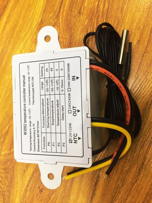 Регулятор температуры для инкубатора.