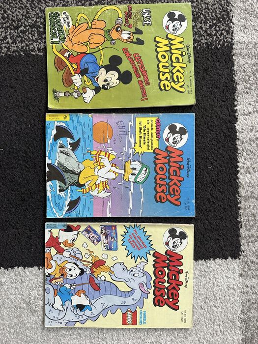 3 reviste Mickey Mouse