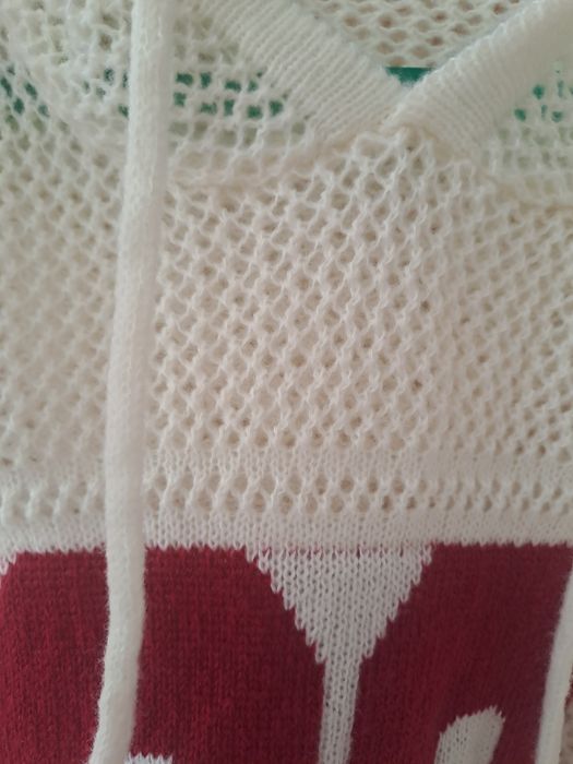 Худи с ажурной вязкой