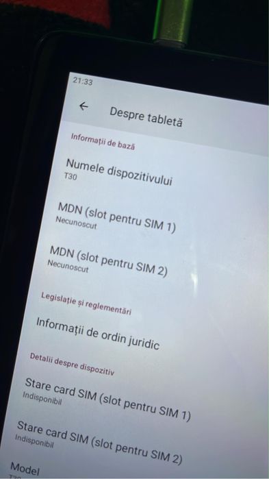 tableta t30 stare foarte buna