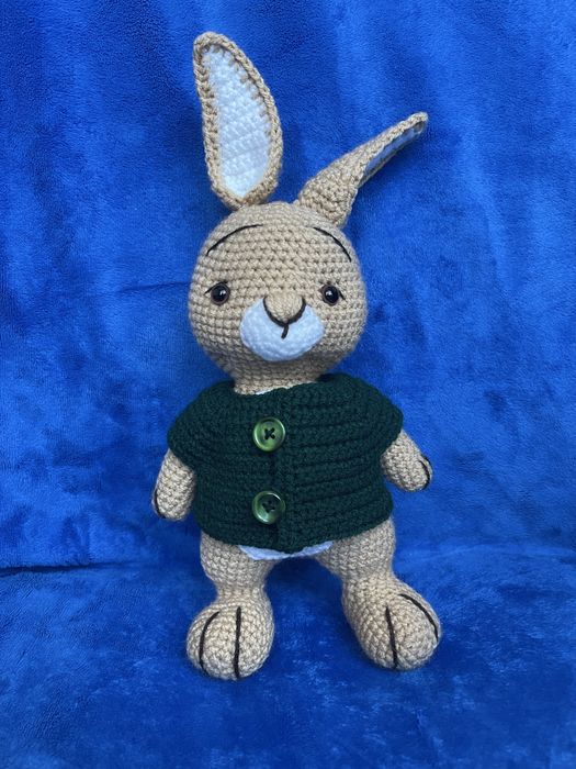 Jucarie plus iepure crosetata 100% manual