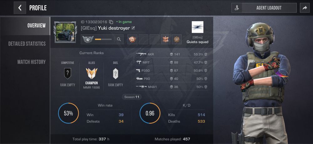 Аккаунт standoff 2