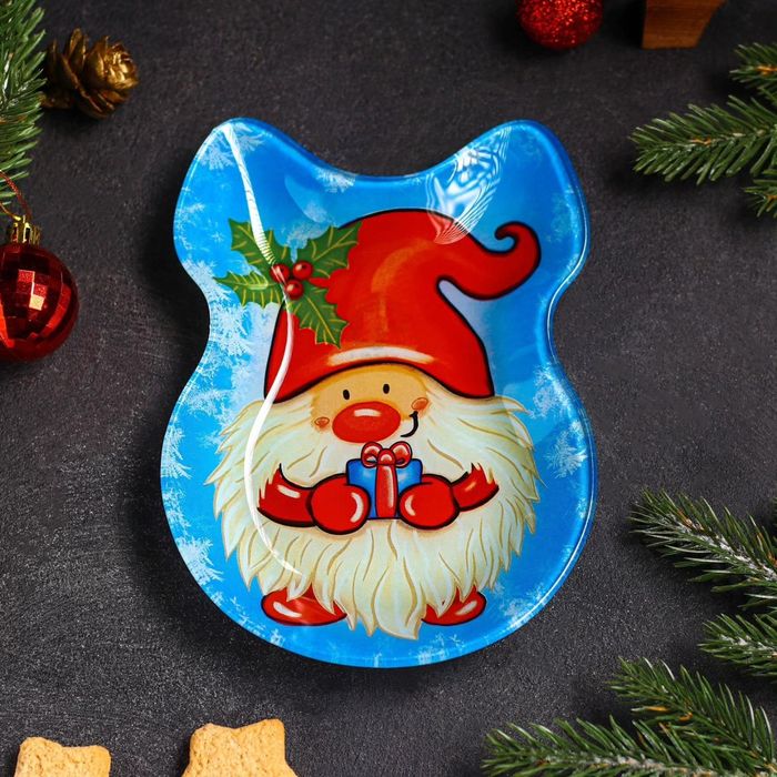 Тарелочки новогодние