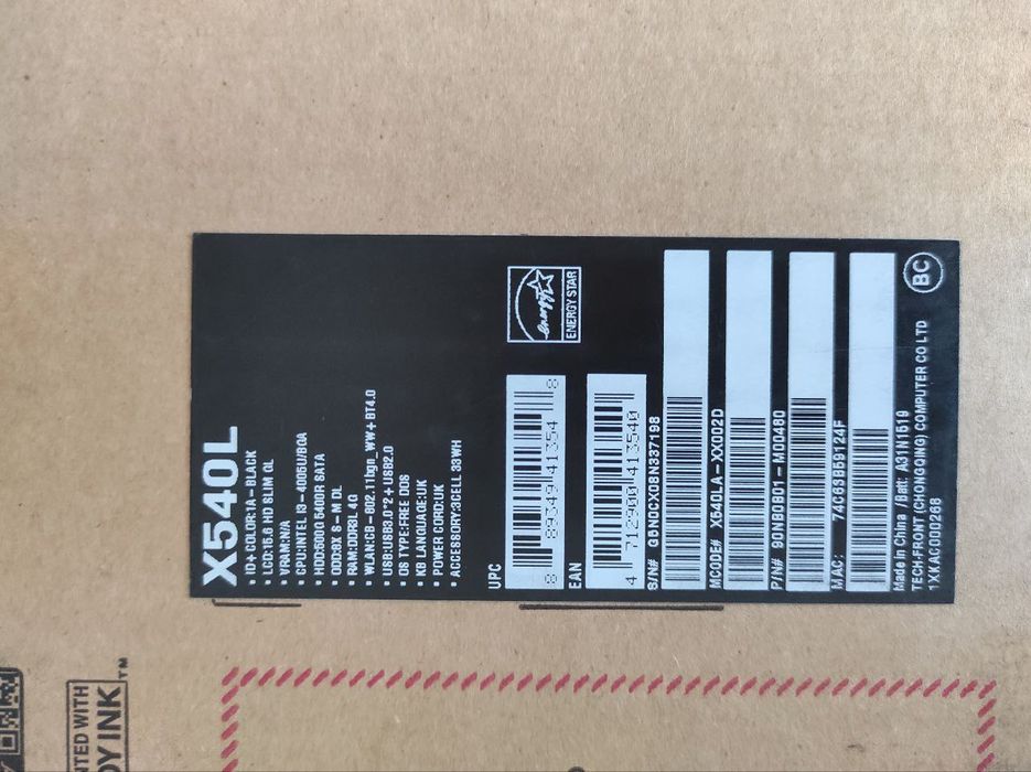 Ноутбук ASUS в хорошем состоянии