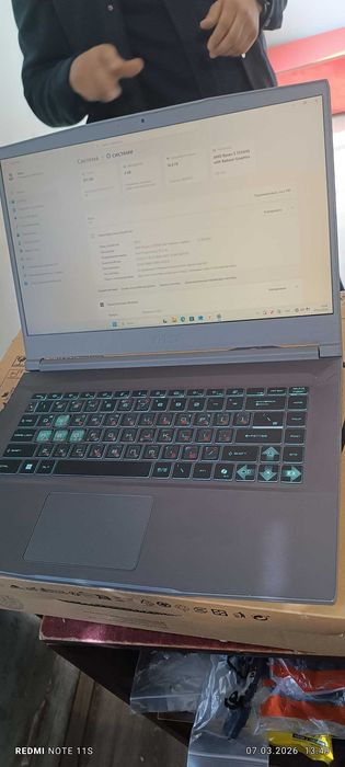 Msi AMD Ryzen 5 7535HS  DDR5 16GB. SSD 512gb  RTX3050 /4GB